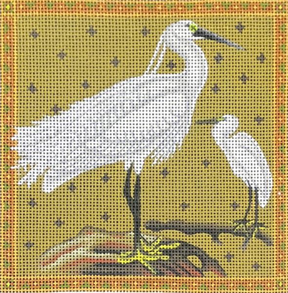 click here to view larger image of Egrets - 13M (hand painted canvases)