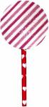 click here to view larger image of Striped Lollipop (hand painted canvases)