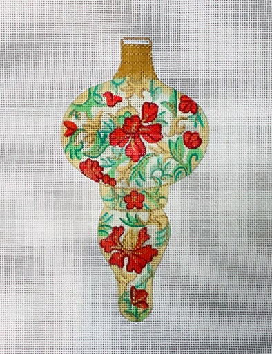 click here to view larger image of Shaped Glass Ornament - GLO-05 (hand painted canvases)