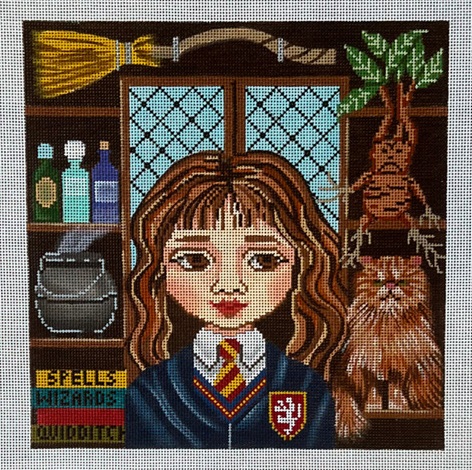 click here to view larger image of Hermoine Portrait (hand painted canvases)