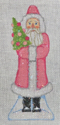 click here to view larger image of Pink Belsnickle Santa (hand painted canvases)