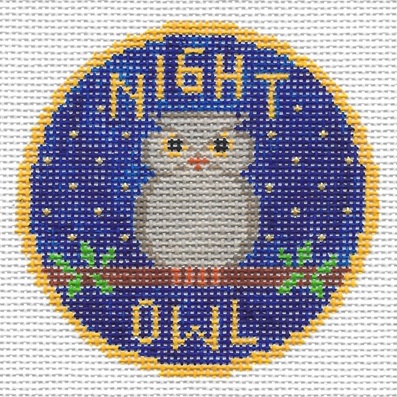 click here to view larger image of Night Owl Merit/Demerit Badge (hand painted canvases)