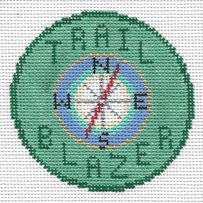 click here to view larger image of Trail Blazer Merit/Demerit Badge (hand painted canvases)