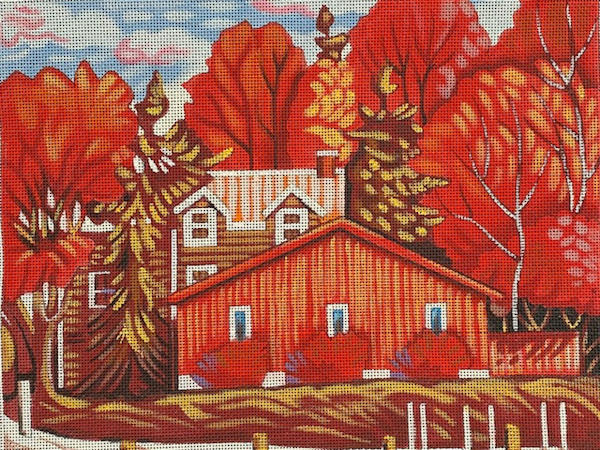 click here to view larger image of Autumn Emporium  (hand painted canvases)