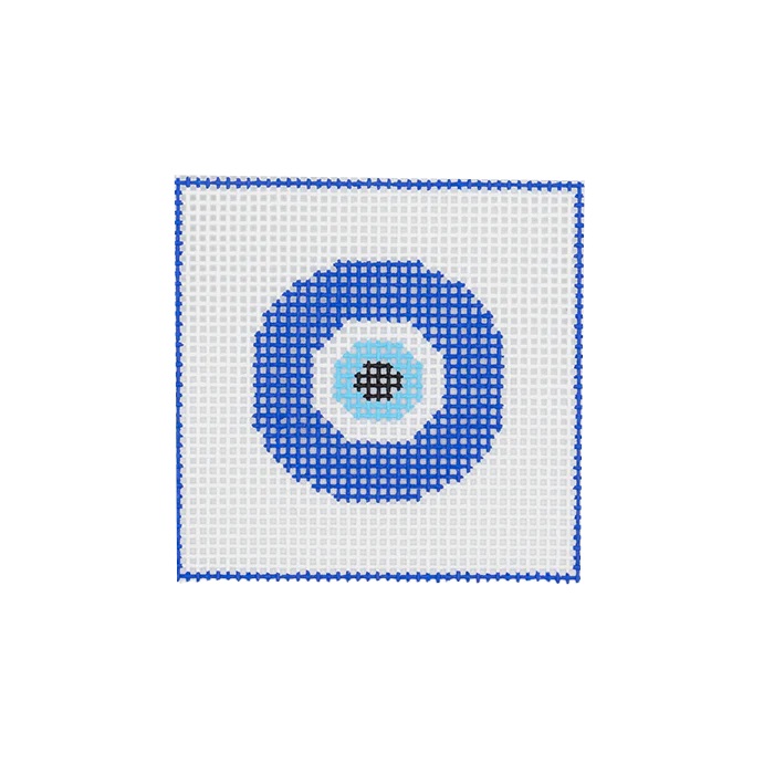 click here to view larger image of Beginner Kit - Evil Eye (needlepoint kits)