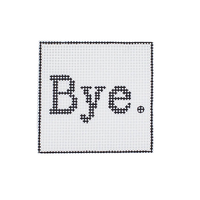 click here to view larger image of Beginner Kit - Bye. (needlepoint kits)
