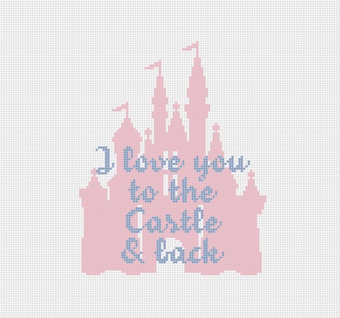 click here to view larger image of I Love You to the Castle and Back (hand painted canvases)