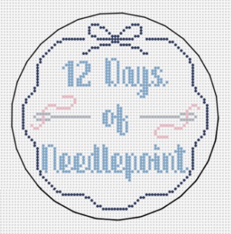 click here to view larger image of 12 Days of Needlepoint (hand painted canvases)