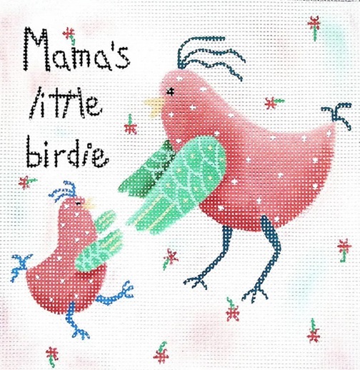 click here to view larger image of Mama’s Little Birdie (hand painted canvases)