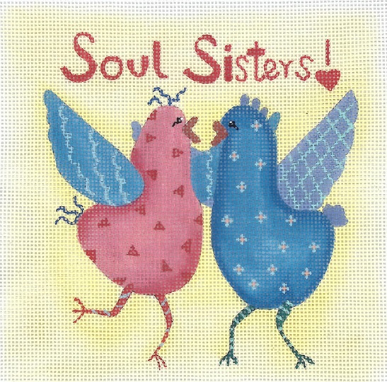 click here to view larger image of Soul Sisters (hand painted canvases)