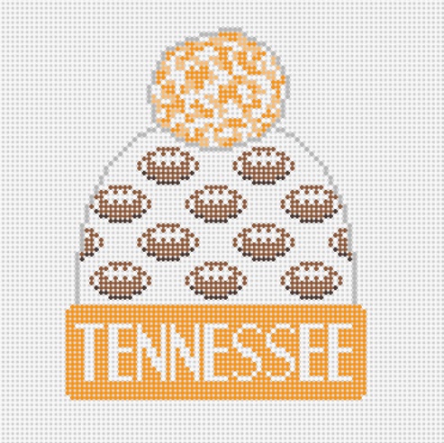 click here to view larger image of Beanie - University of Tennessee Football (hand painted canvases)