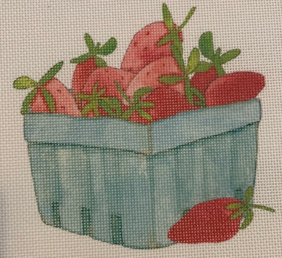 click here to view larger image of Strawberries (hand painted canvases)
