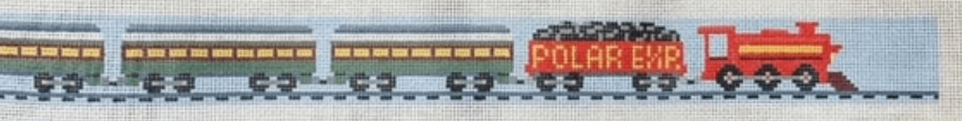 click here to view larger image of Polar Express Belt (hand painted canvases)