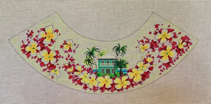click here to view larger image of Lampshade - Hawaii LA556 (hand painted canvases)