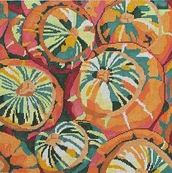 click here to view larger image of Farmers Market - Squash (hand painted canvases)