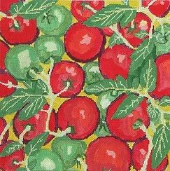 click here to view larger image of Farmers Market - Tomatoes 2 (hand painted canvases)
