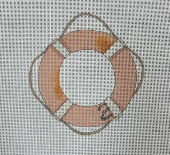 click here to view larger image of Life Saving Ring (hand painted canvases)
