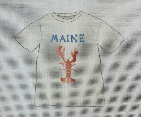 click here to view larger image of Maine T-Shirt (hand painted canvases)