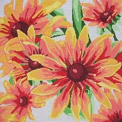 click here to view larger image of Gloriosa Daisy (hand painted canvases)