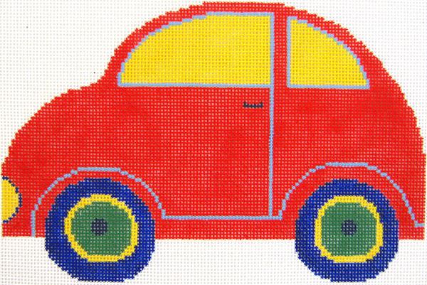 click here to view larger image of Car Pillow (hand painted canvases)