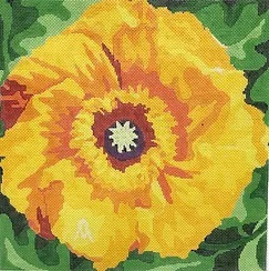 click here to view larger image of Golden Poppy (hand painted canvases)