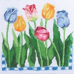click here to view larger image of Charming Tulips 2 (hand painted canvases)