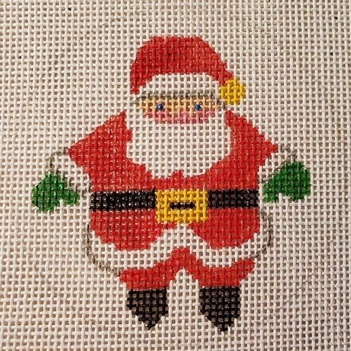 click here to view larger image of Little Santa (hand painted canvases)