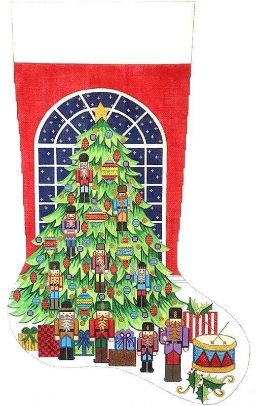 click here to view larger image of Christmas Stocking - 7294 (hand painted canvases)