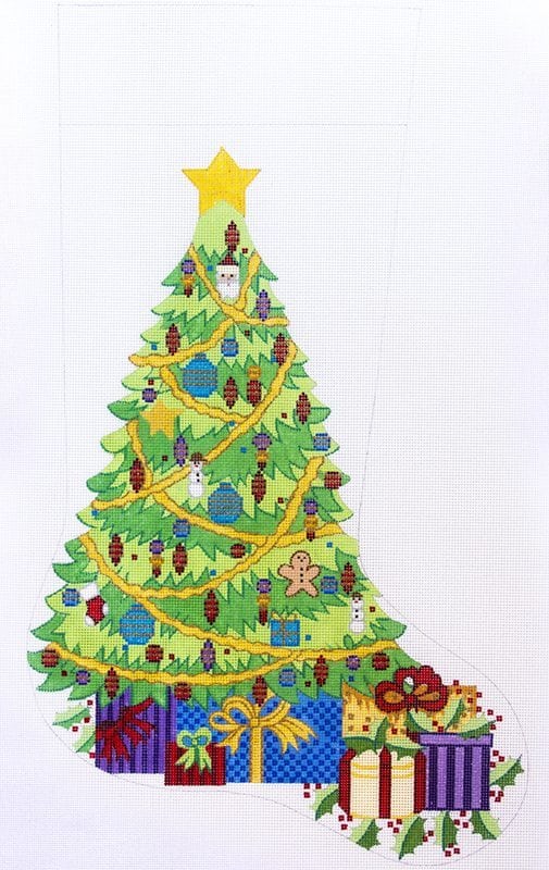 click here to view larger image of Christmas Stocking - 7273-13M (hand painted canvases)
