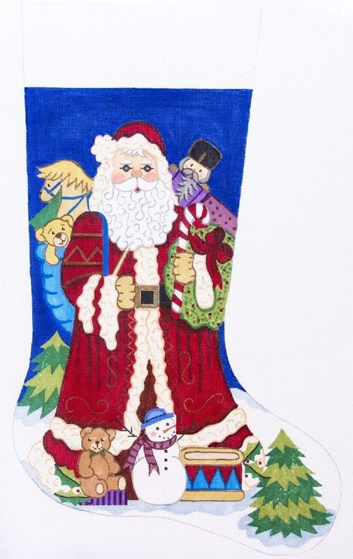 click here to view larger image of Christmas Stocking - 7266-13M (hand painted canvases)