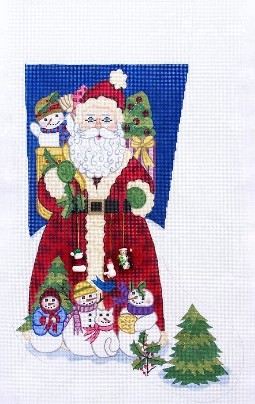 click here to view larger image of Christmas Stocking - 7265-13M (hand painted canvases)