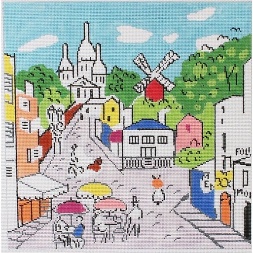 Paris Collection / Montmartre - click here for more details about this hand painted canvases