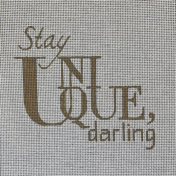 click here to view larger image of Stay Unique Darling  (hand painted canvases)