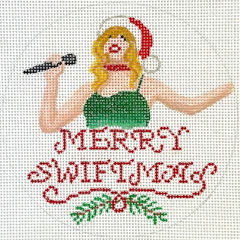 click here to view larger image of Merry Swiftmas (hand painted canvases 2)