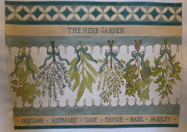 click here to view larger image of Herb Garden (hand painted canvases)
