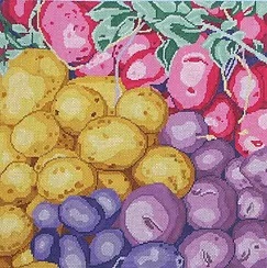 click here to view larger image of Farmers Market - Potatoes (hand painted canvases)
