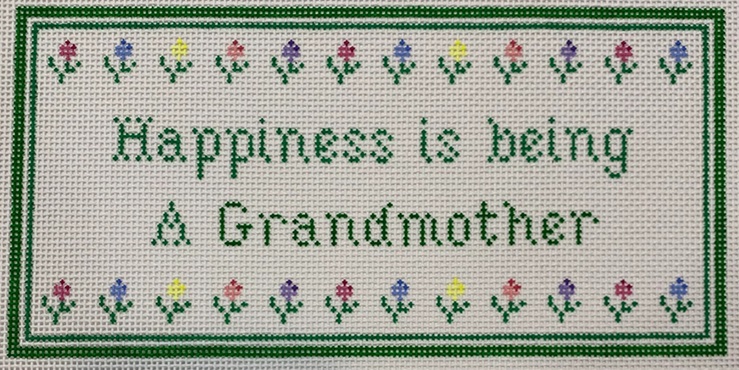 click here to view larger image of Happiness is Being a Grandmother (hand painted canvases)