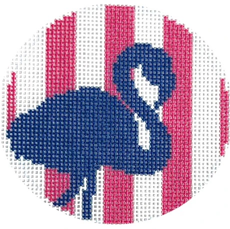 click here to view larger image of Flamingo Stencil/Hot Pink (printed canvas)