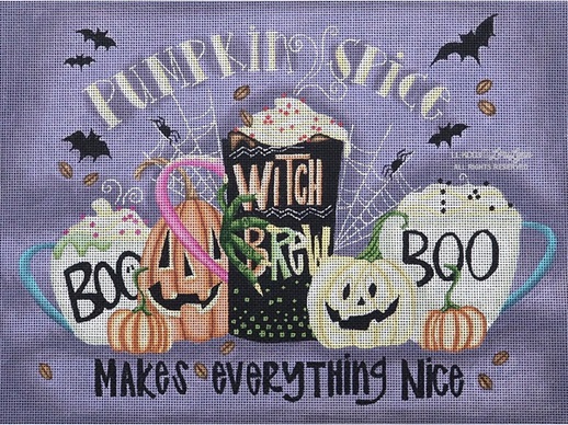Pumpkin Spice - click here for more details about this hand painted canvases