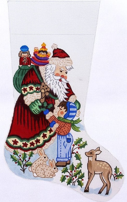 click here to view larger image of Christmas Stocking - 7241-13M (hand painted canvases)
