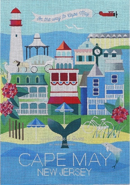 click here to view larger image of Cape May New Jersey (hand painted canvases)