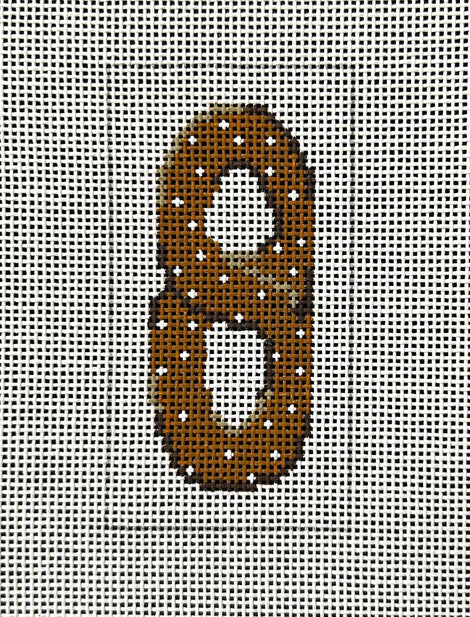 click here to view larger image of Philly Pretzel  (hand painted canvases)