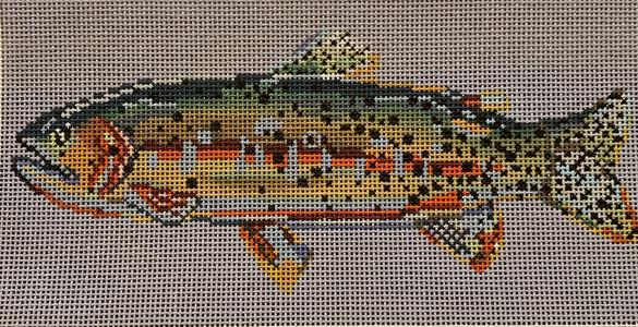 click here to view larger image of Cutthroat Trout (hand painted canvases)