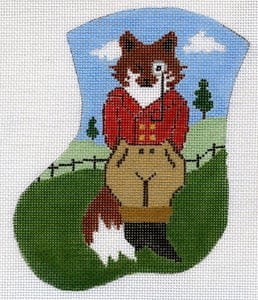 click here to view larger image of Dressed Fox (hand painted canvases)