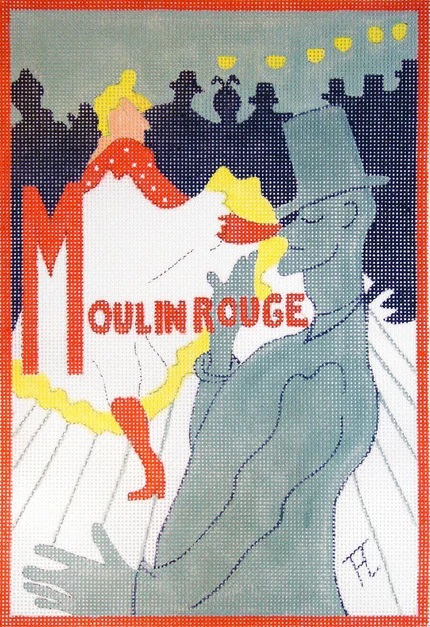click here to view larger image of Moulin Rouge (hand painted canvases)