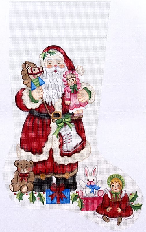 click here to view larger image of 19 inch Christmas Stocking - SM7236-18M (hand painted canvases)