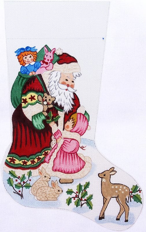 click here to view larger image of 19 inch Christmas Stocking - SM7240-18M (hand painted canvases)