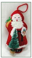 click here to view larger image of Toy Tree Santa - 260F (hand painted canvases)