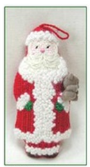 click here to view larger image of Toy Bear Santa - 260G (hand painted canvases)