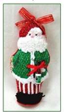 click here to view larger image of Wine Santa - 260T (hand painted canvases)